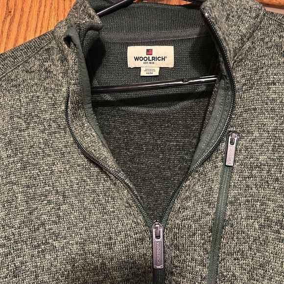 Woolrich Hunter Green M 100% polyester pullover - Picture 2 of 5